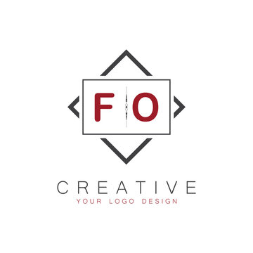 initial monogram logo for Creative with square style design.