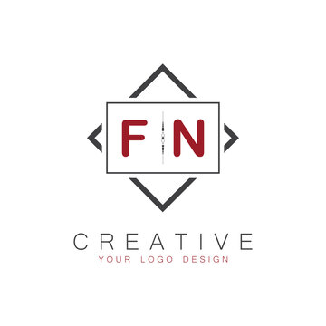 initial monogram logo for Creative with square style design.