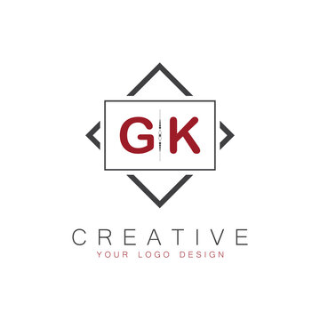 initial monogram logo for Creative with square style design.