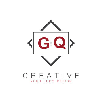 initial monogram logo for Creative with square style design.