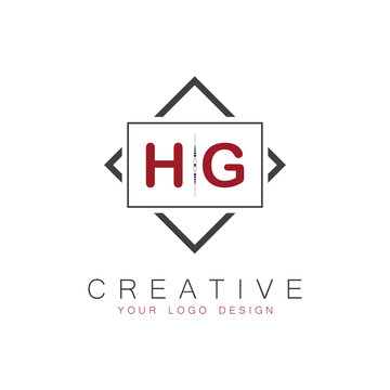 initial monogram logo for Creative with square style design.