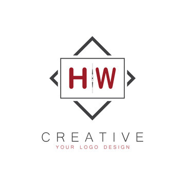 initial monogram logo for Creative with square style design.