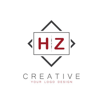 initial monogram logo for Creative with square style design.