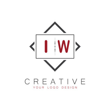 initial monogram logo for Creative with square style design.