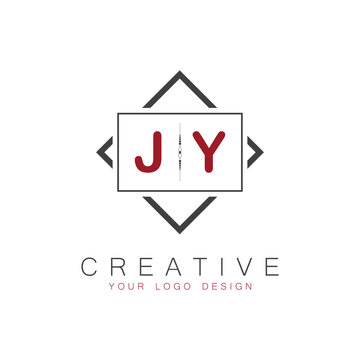 initial monogram logo for Creative with square style design.