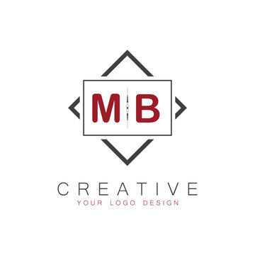 initial monogram logo for Creative with square style design.