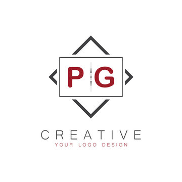initial monogram logo for Creative with square style design.