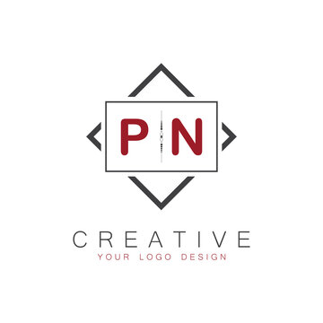 initial monogram logo for Creative with square style design.