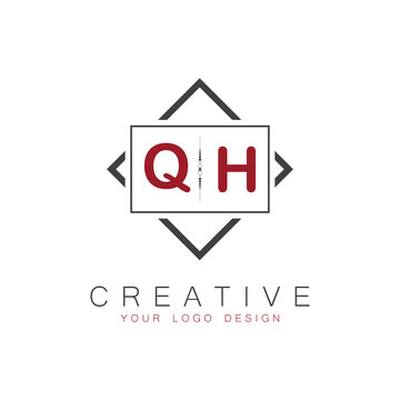 initial monogram logo for Creative with square style design.