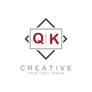 initial monogram logo for Creative with square style design.