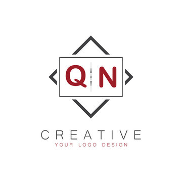 initial monogram logo for Creative with square style design.