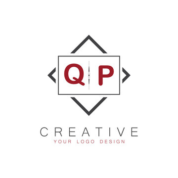 initial monogram logo for Creative with square style design.