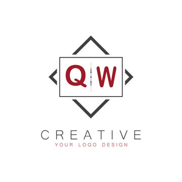 initial monogram logo for Creative with square style design.
