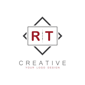 initial monogram logo for Creative with square style design.