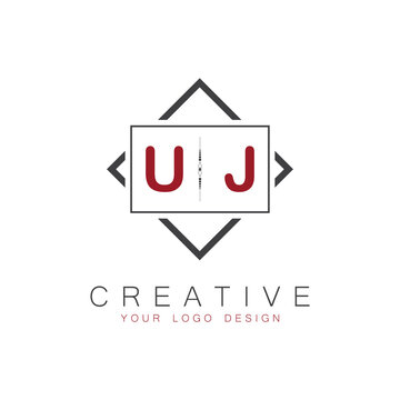 initial monogram logo for Creative with square style design.