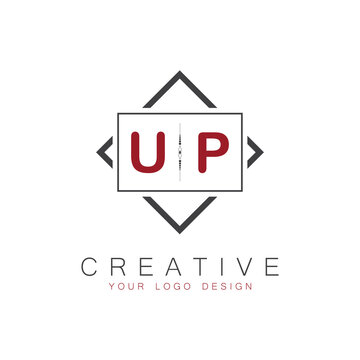 initial monogram logo for Creative with square style design.