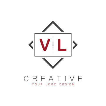 initial monogram logo for Creative with square style design.