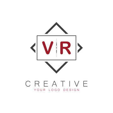 initial monogram logo for Creative with square style design.