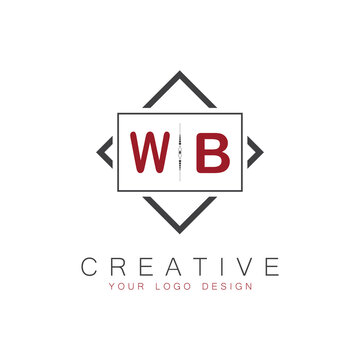initial monogram logo for Creative with square style design.