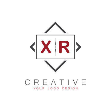 initial monogram logo for Creative with square style design.