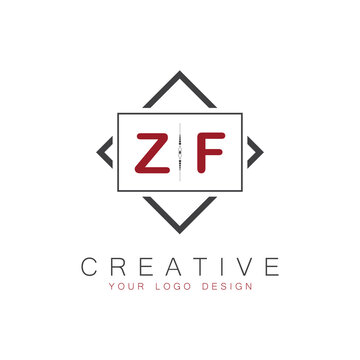 initial monogram logo for Creative with square style design.