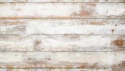 Aufkleber -  weathered whitewashed wooden planks background with rustic texture ideal for product mockups, signs, or web design backdrop
