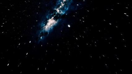 Wall Mural - Observing the mesmerizing display of countless stars against the dark night sky highlights the vastness of the universe. Moments of tranquility captivate the viewer, fostering a sense of wonder