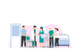 © Abidesign - medical team hospital patient treatment flat illustration