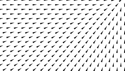 Aufkleber - black and white sharp arrows shape toward a point. for sporty background and jersey design. vector f
