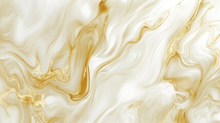 Aufkleber - Abstract gold and white marble texture background.