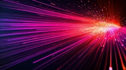 Poster - Dynamic Abstract Light Streaks in Pink and Purple An Energetic Visual Effect Showcasing Movement and Excitement