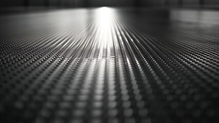 Poster - close up of textured surface with modern pattern of dots, enhanced by lighting to create depth and d