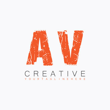 initial monogram logo with letter creative design.
