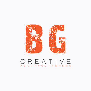 initial monogram logo with letter creative design.
