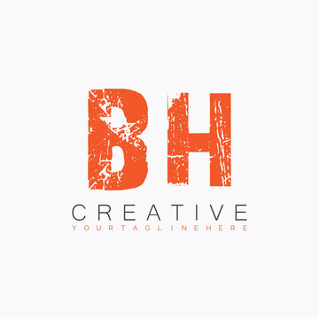 initial monogram logo with letter creative design.
