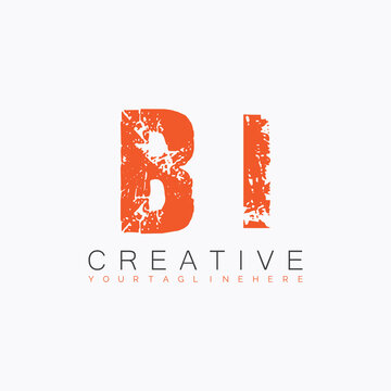 initial monogram logo with letter creative design.
