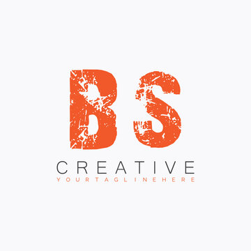 initial monogram logo with letter creative design.
