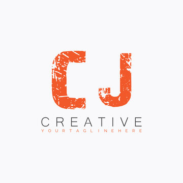 initial monogram logo with letter creative design.
