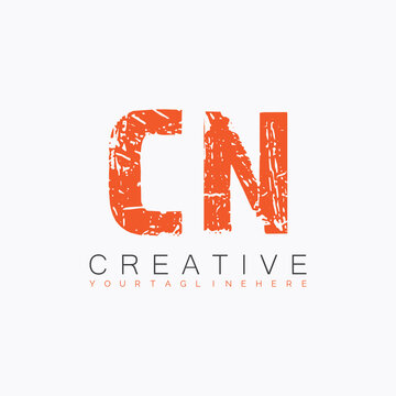 initial monogram logo with letter creative design.
