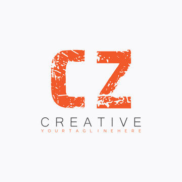 initial monogram logo with letter creative design.
