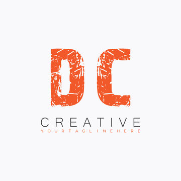 initial monogram logo with letter creative design.

