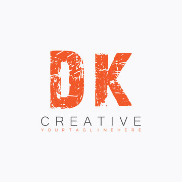 initial monogram logo with letter creative design.
