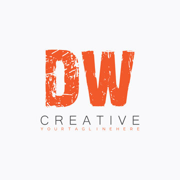 initial monogram logo with letter creative design.
