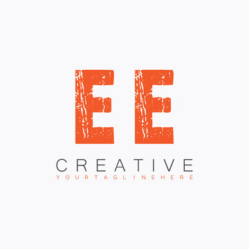 initial monogram logo with letter creative design.
