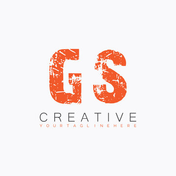 initial monogram logo with letter creative design.

