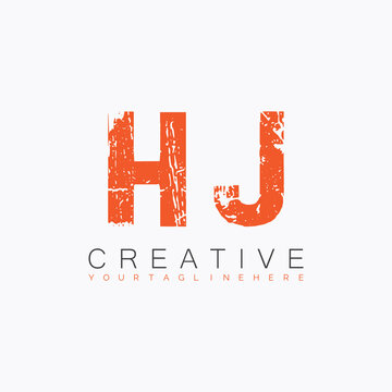 initial monogram logo with letter creative design.
