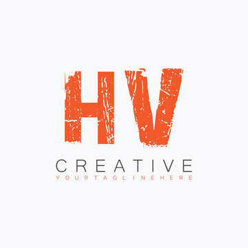 initial monogram logo with letter creative design.
