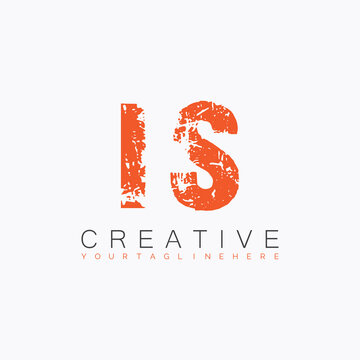 initial monogram logo with letter creative design.
