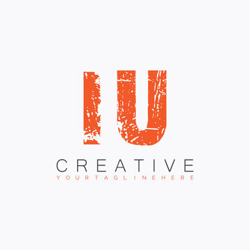 initial monogram logo with letter creative design.
