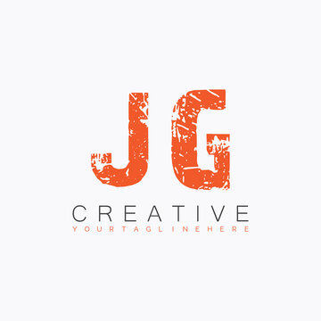 initial monogram logo with letter creative design.
